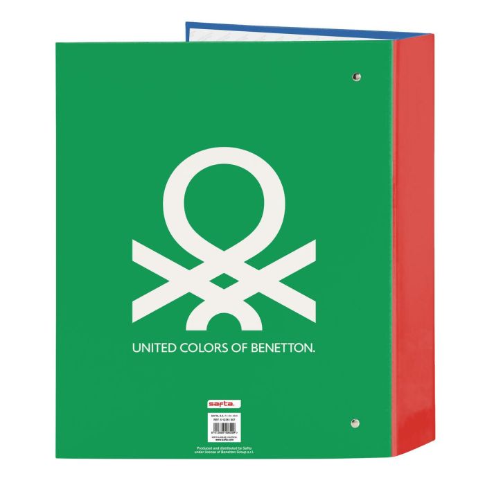 Carpeta de anillas Benetton Topitos A4 (27 x 33 x 6 cm) 1 Carpeta de anillas Benetton Topitos A4 (27 x 33 x 6 cm) 1