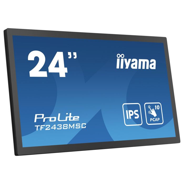 IIYAMA TF2438MSC-B1 60.5cm (23.8") 1920x1080 Full HD LED IPS 5ms 16:9 Táctil 10Ptos Capacitivo 600cd/m² 1000:1 178° Negro IIYAMA TF2438MSC-B1 60.5cm (23.8") 1920x1080 Full HD LED IPS 5ms 16:9 Táctil 10Ptos Capacitivo 600cd/m² 1000:1 178° Negro