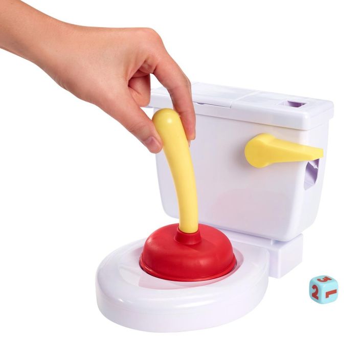 Mattel Juego Baño Boom Destapa y Atrapa Edad Mínima 5 Años