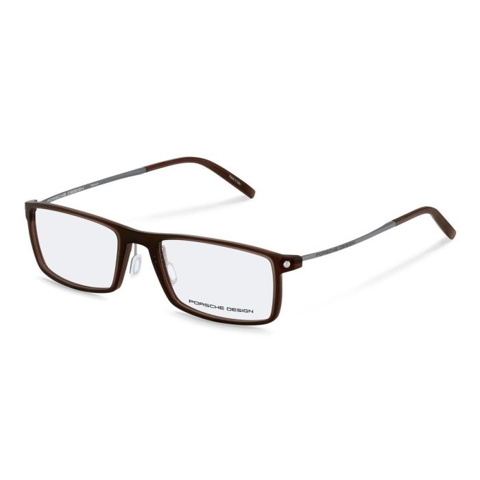 Montura de Gafas Hombre Porsche Design P8384-D-55 Marrón Ø 55 mm Montura de Gafas Hombre Porsche Design P8384-D-55 Marrón Ø 55 mm