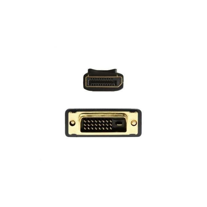 Aisens Cable DisplayPort a DVI Macho, 2 Metros Negro - Alta Calidad Blindado en Oro 24K 1 Aisens Cable DisplayPort a DVI Macho, 2 Metros Negro - Alta Calidad Blindado en Oro 24K 1