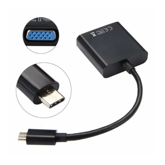 EQUIP ADAPTADOR USB-C MACHO A VGA HEMBRA 0,15CM 2