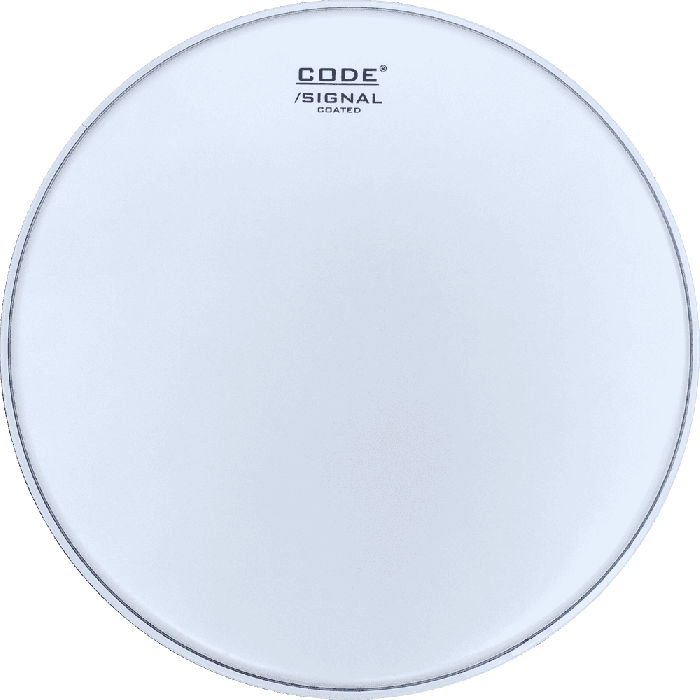Parche Tom Code 16" Signal Coated (Blanco) 1