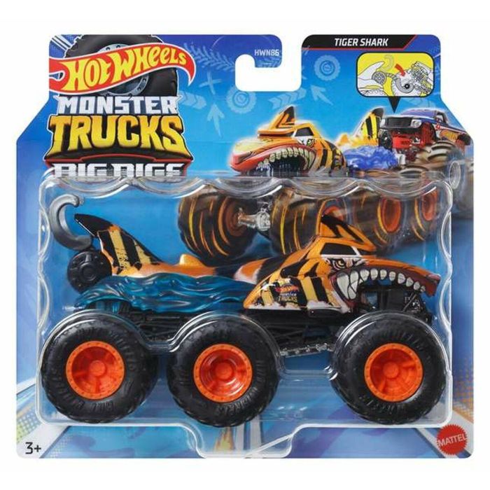 Mattel Hot Wheels Monster Trucks Big Rigs Coche 1:64 con 6 Ruedas - Modelos Surtidos 2
