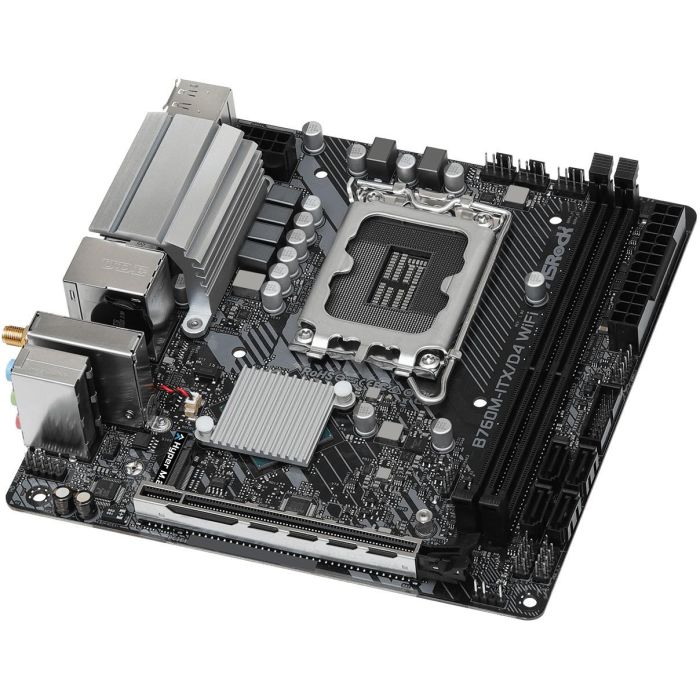 ASROCK B760M ITX/D4 Placa Base Intel LGA 1700 DDR4 Mini-ITX con WiFi 3 ASROCK B760M ITX/D4 Placa Base Intel LGA 1700 DDR4 Mini-ITX con WiFi 3