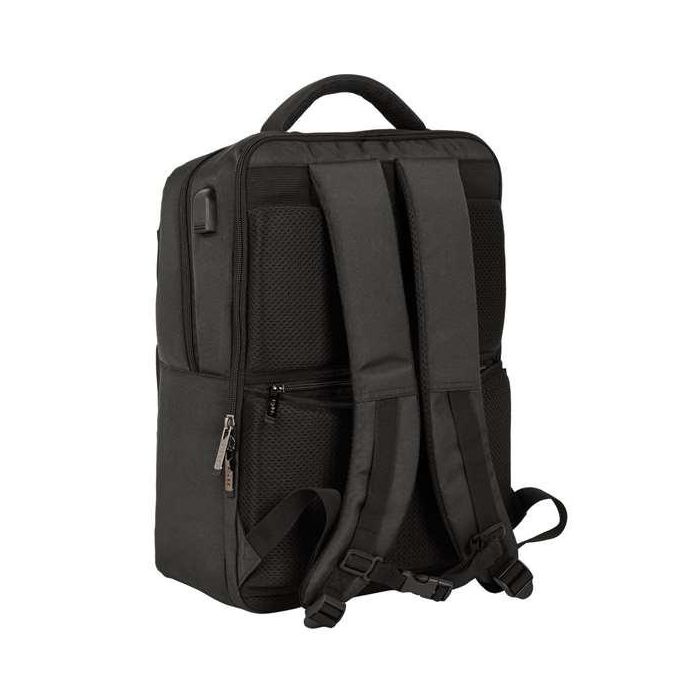 Safta Business Mochila Escolar Portátil 15.6" con USB, 2 Bolsillos Black-Blue-Grey (310x130x440 mm) 2 Safta Business Mochila Escolar Portátil 15.6" con USB, 2 Bolsillos Black-Blue-Grey (310x130x440 mm) 2