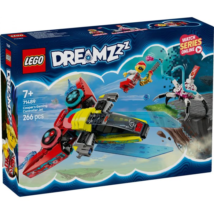 LEGO 71489 DREAMZzz Mando Jet de Cooper - Set de Construcción Transformable Jet y Helicóptero con Minifiguras +7 años 9