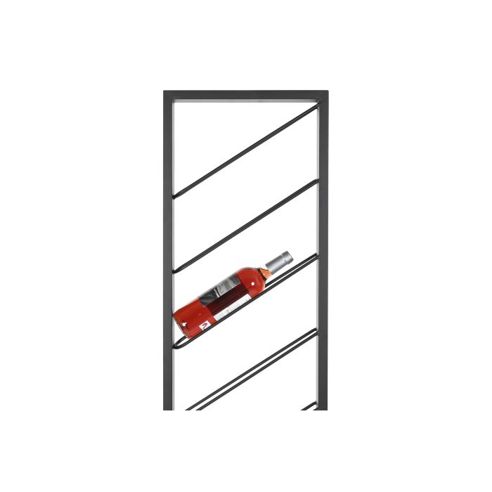 DKD Home Decor Botellero Loft Negro de Metal para 8 Botellas, Montaje en Pared, 160 cm Alto x 36 cm Ancho x 6 cm Fondo, Pack de 2 5 DKD Home Decor Botellero Loft Negro de Metal para 8 Botellas, Montaje en Pared, 160 cm Alto x 36 cm Ancho x 6 cm Fondo, Pack de 2 5