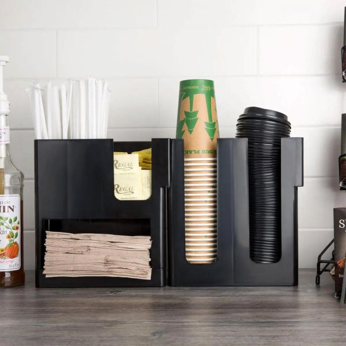 Organizador de Vasos y Tapas My Bar - 2 Secciones (6 Unidades) 1 Organizador de Vasos y Tapas My Bar - 2 Secciones (6 Unidades) 1