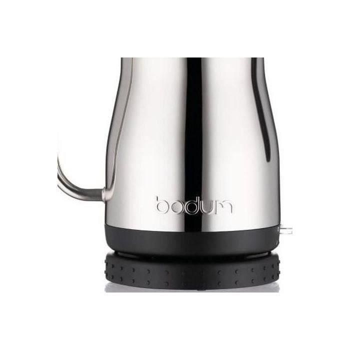 BODUM - BISTRO Hervidor eléctrico con pico largo, 1.200 W, 1,0 l, acero inoxidable 2 BODUM - BISTRO Hervidor eléctrico con pico largo, 1.200 W, 1,0 l, acero inoxidable 2