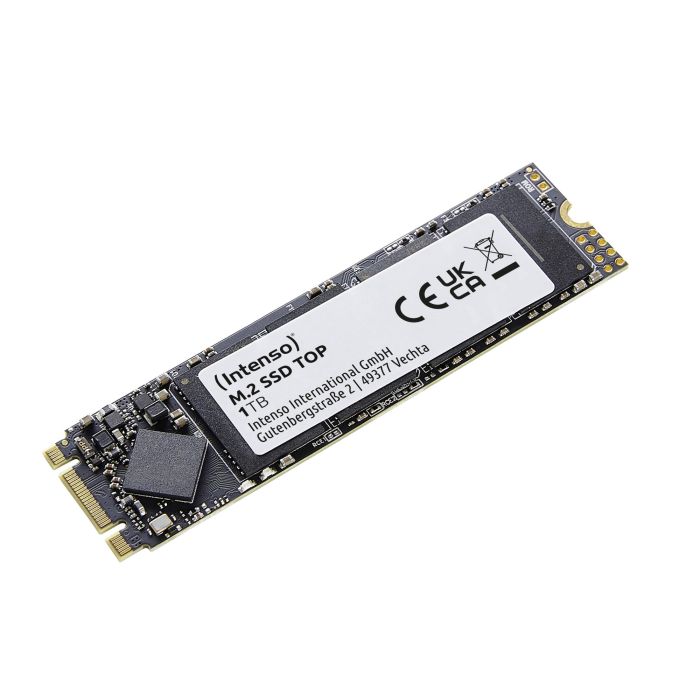 Intenso Top SSD M.2 1TB (1000 GB) SATA III 3D NAND con Velocidad de Lectura 520 MB/s y Escritura 500 MB/s para PC y Portátil Intenso Top SSD M.2 1TB (1000 GB) SATA III 3D NAND con Velocidad de Lectura 520 MB/s y Escritura 500 MB/s para PC y Portátil