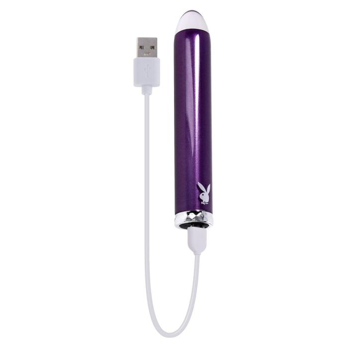 Vibrador Playboy Playboy Morado 7 Vibrador Playboy Playboy Morado 7