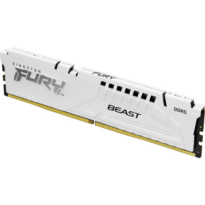 Kingston FURY Beast White EXPO 32GB (2x16GB) DDR5 6000MT/s CL30 DIMM Kit para PC Blanco 1 Kingston FURY Beast White EXPO 32GB (2x16GB) DDR5 6000MT/s CL30 DIMM Kit para PC Blanco 1