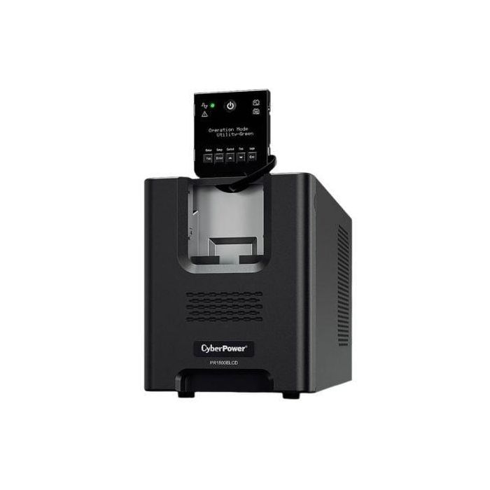 CyberPower PR1500ELCD SAI Línea Interactiva 1500VA/1350W Onda Senoidal Pura para Servidores y Estaciones de Trabajo - 8 Salidas Torre con AVR 1 CyberPower PR1500ELCD SAI Línea Interactiva 1500VA/1350W Onda Senoidal Pura para Servidores y Estaciones de Trabajo - 8 Salidas Torre con AVR 1