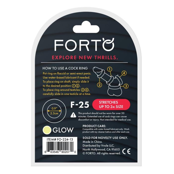 Anillo para el Pene Forto Blanco Ø 23 mm 2 Anillo para el Pene Forto Blanco Ø 23 mm 2