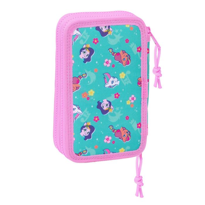 Plumier Doble My Little Pony Magic Rosa Turquesa 12.5 x 19.5 x 4 cm 28 piezas 1 Plumier Doble My Little Pony Magic Rosa Turquesa 12.5 x 19.5 x 4 cm 28 piezas 1