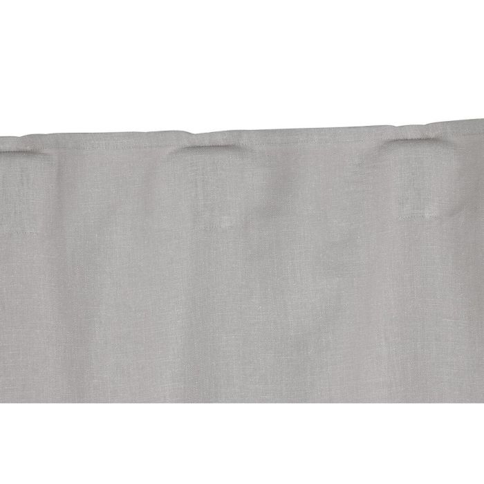 Cortina Cottage DKD Home Decor Gris Claro 260 x 140 cm 5