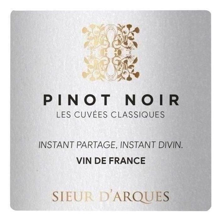 Sieur d'Arques Classic Cuvées Pinot noir - Vino de Francia 1