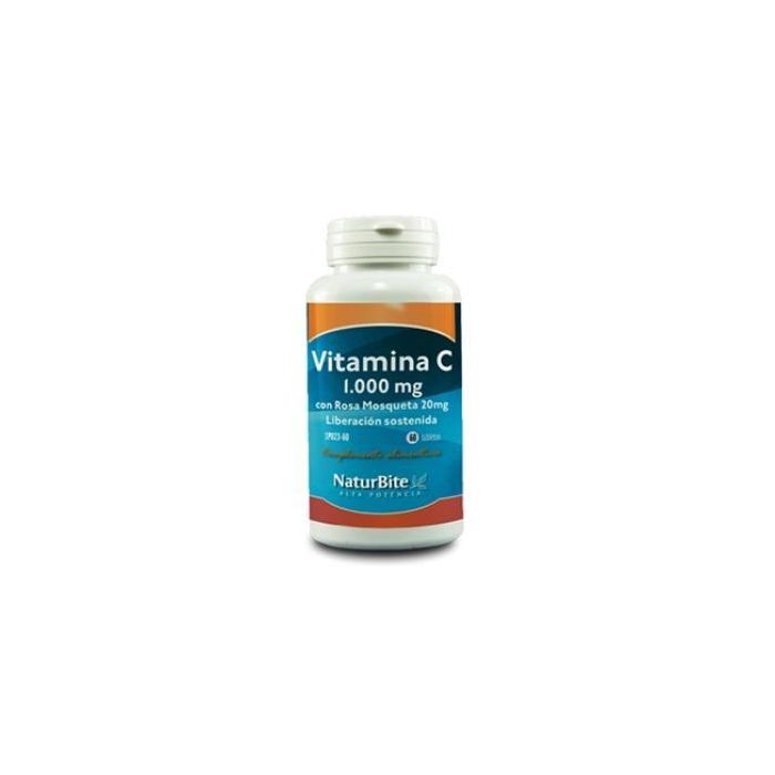 Vitamina C 1000Mg.Con Rosa Mosqueta 20Mg. 60Comp. Vitamina C 1000Mg.Con Rosa Mosqueta 20Mg. 60Comp.