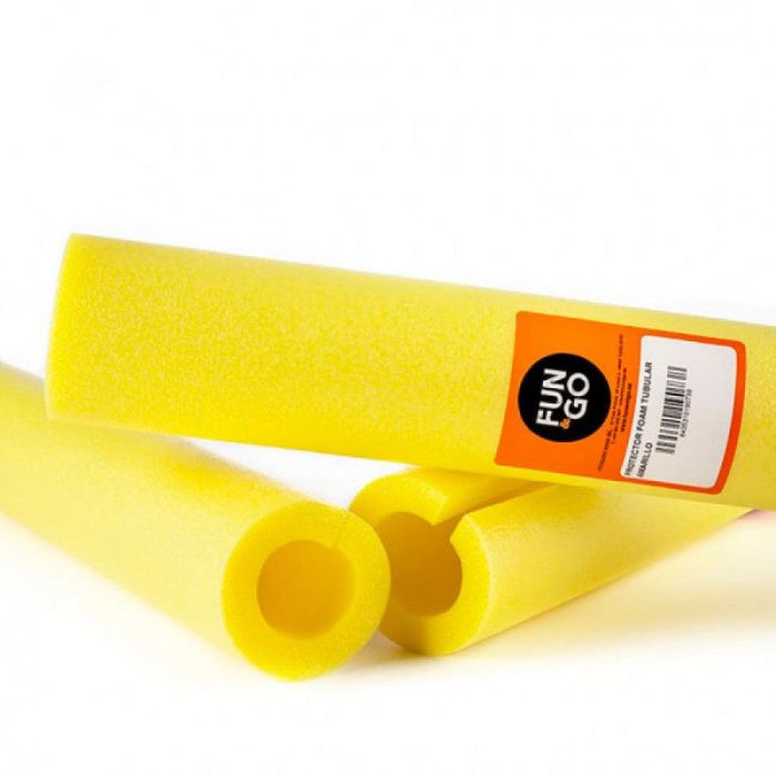 Fun And Go Protector foam tubular amarillo Ø92mm x 2m, polietileno, 20mm grosor