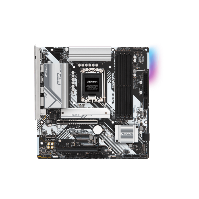 ASRock 90-MXBLH0-A0UAYZ Placa Base B760M Pro RS Intel B760 LGA 1700 DDR5 micro ATX para PC 0 ASRock 90-MXBLH0-A0UAYZ Placa Base B760M Pro RS Intel B760 LGA 1700 DDR5 micro ATX para PC 0