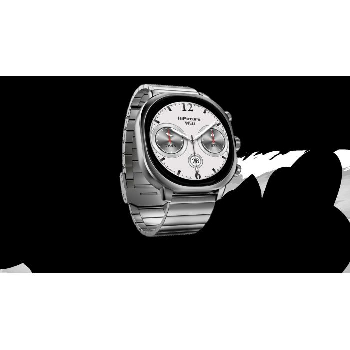 Hifuture Aix Luxury Smartwatch Stainless Steel Silver Aix-Silver