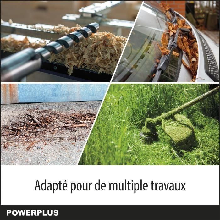 Bases de potencia de doble potencia con POWDPG7521 - Sábanas de batería de 20 V, coleccionista de láminas, 145 km/h, sin batería ni cargador 4 Bases de potencia de doble potencia con POWDPG7521 - Sábanas de batería de 20 V, coleccionista de láminas, 145 km/h, sin batería ni cargador 4