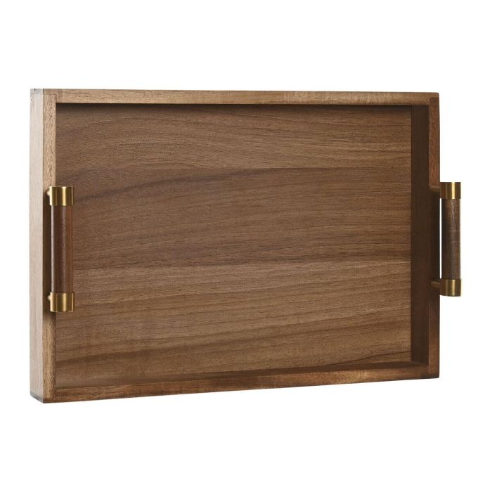 Bandeja Basicos DKD Home Decor Natural Dorado 26.5 x 8 x 39 cm 1 Bandeja Basicos DKD Home Decor Natural Dorado 26.5 x 8 x 39 cm 1