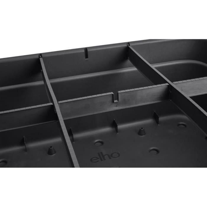 Elho ELH8711904529581 Jardinera Green Basics Jardín de Cultivo, Negro, Tamaño L, 76x57x27 cm, 100% reciclado para exterior 4 Elho ELH8711904529581 Jardinera Green Basics Jardín de Cultivo, Negro, Tamaño L, 76x57x27 cm, 100% reciclado para exterior 4