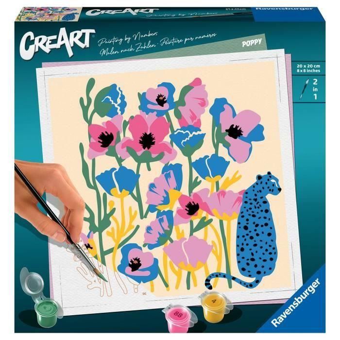 Ravensburger RAV4005556236671 CreArt Amapola - Edición Jolane 20x20cm