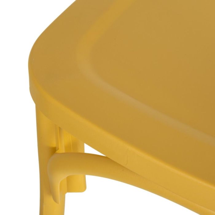 Silla Apilable Amarillo Polipropileno 48,50 X 43 X 91 cm