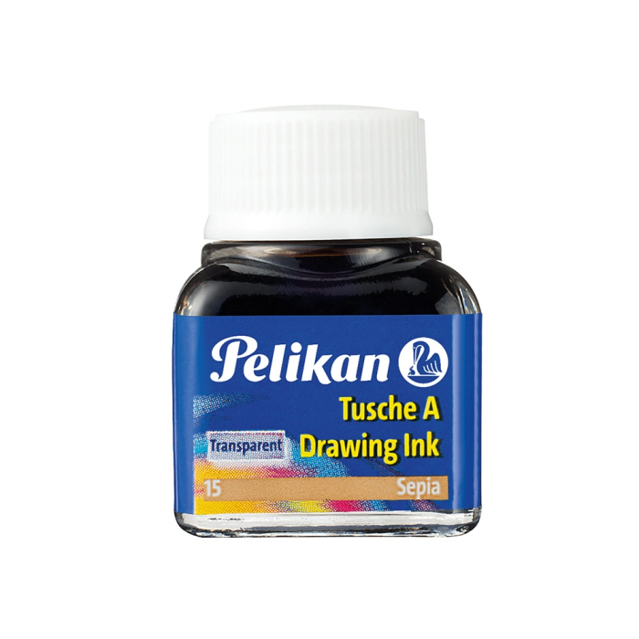 Pelikan Tinta China Sepia Bote 10 ml Para Dibujo y Pintura 1 Pelikan Tinta China Sepia Bote 10 ml Para Dibujo y Pintura 1