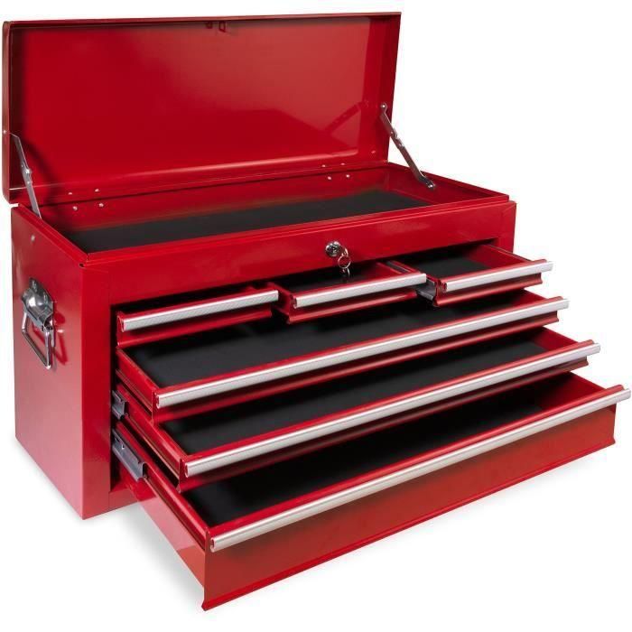 Caja de herramientas DEFPRO de 6 cajones con trampilla 1 Caja de herramientas DEFPRO de 6 cajones con trampilla 1