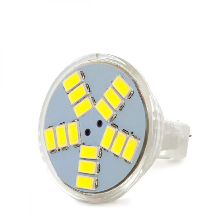 Bombilla LED Gu4 2.5W 168Lm 3000K MR11 40.000H [CA-MR11-GU4-2.5W-WW]