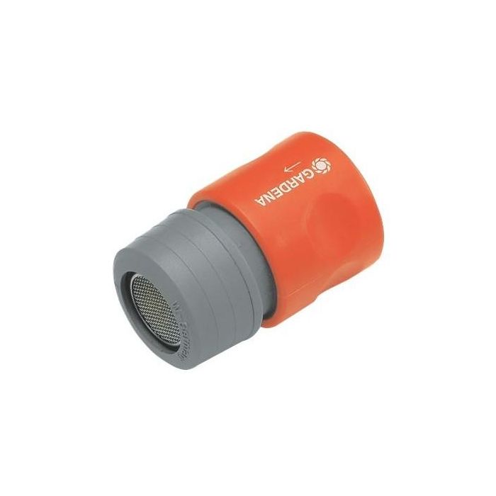 Gardena Conector difusor roscado para grifo, chorro difuminado, polipropileno, tratamiento anti UV, gris/naranja