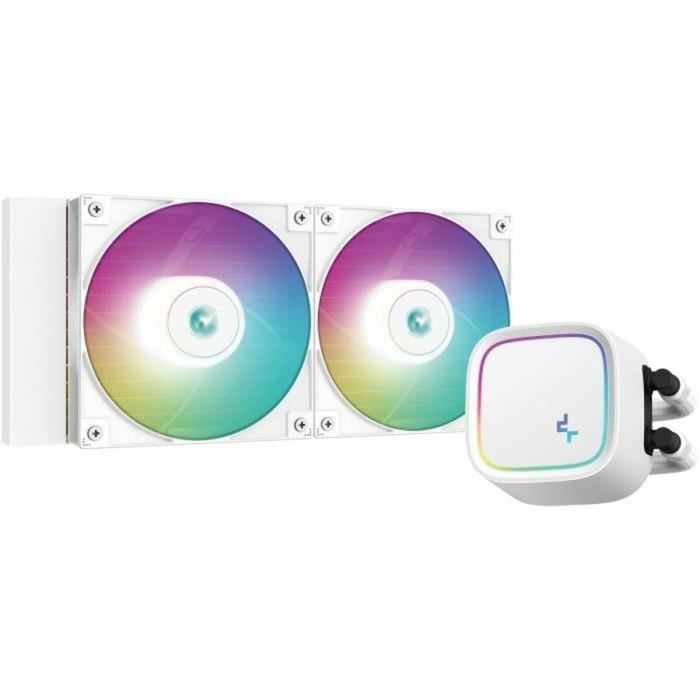 Deepcool LE520 Kit Refrigeración Líquida CPU Blanco ARGB 2 Ventiladores 120mm 220W TDP Intel LGA1700 AMD AM5 20 Deepcool LE520 Kit Refrigeración Líquida CPU Blanco ARGB 2 Ventiladores 120mm 220W TDP Intel LGA1700 AMD AM5 20