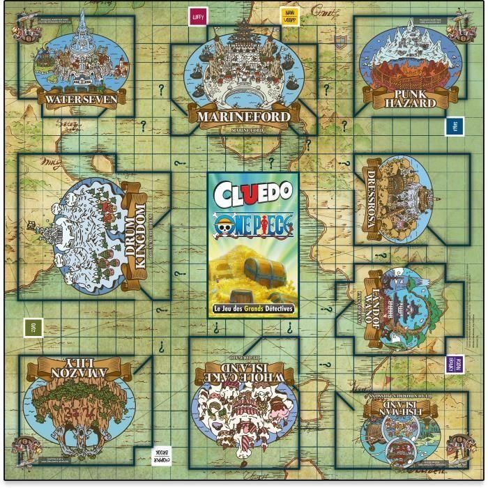 Juego de mesa - MOVIMIENTOS GANADORES - Cluedo One Piece - Edición especial con la tripulación de Luffy 3 Juego de mesa - MOVIMIENTOS GANADORES - Cluedo One Piece - Edición especial con la tripulación de Luffy 3