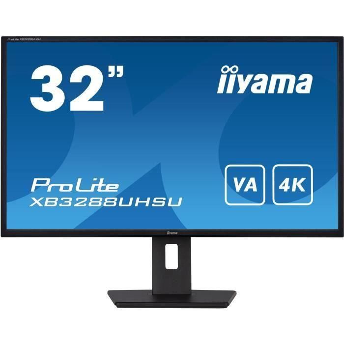 Pantalla de PC - IIYAMA - XB3288UHSU-B5 - 32 VA LED 4K 3840 x 2160 - 3ms - 60Hz - 2 x HDMI 1 x DP