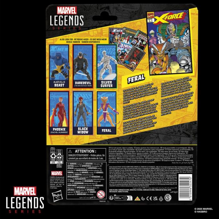 Figura Feral X-Force Marvel Legends Series 15cm 5