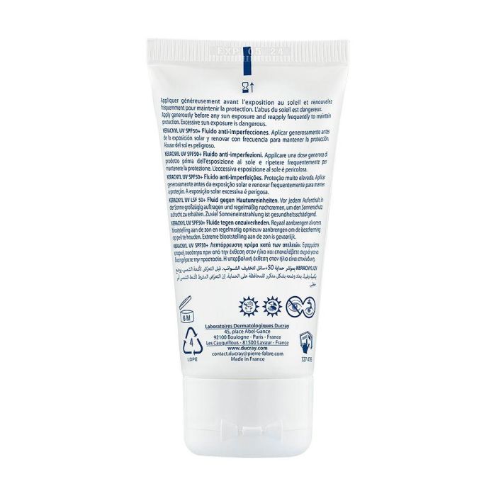 Ducray Keracnyl UV SPF50 CR Crema 50ml 1