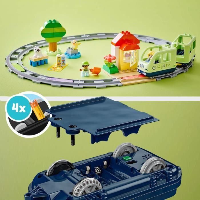 Lego DUPLO 10427 Tren de aventuras interactivo - Juguetes de aprendizaje temprano para niños de 2 años 2