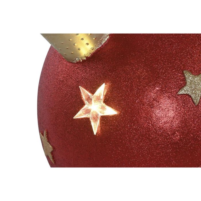 DKD Home Decor Base para Árbol de Navidad Tradicional, con LED, Magnesia, Colores Rojo y Dorado, 40.5x40.5x40 cm 3 DKD Home Decor Base para Árbol de Navidad Tradicional, con LED, Magnesia, Colores Rojo y Dorado, 40.5x40.5x40 cm 3