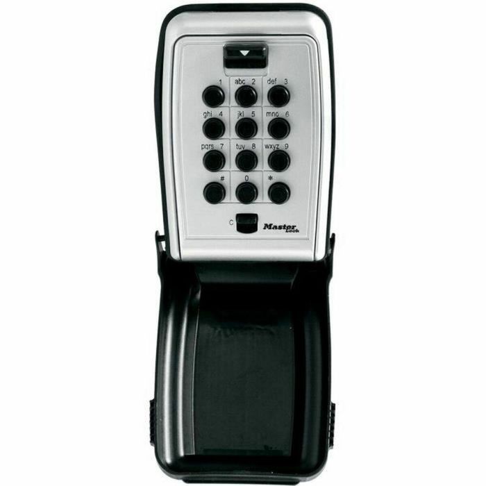 Master Lock Caja de llaves segura con combinación alfanumérica programable y botones para compartir llaves/tarjetas, instalación colgante exterior