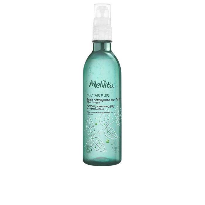 Melvita Nectar Pur Gel Limpiador Purificante para Piel Mixta y Grasa con Mentol y Azúcares Hidratantes. Limpia Poros y Regula Sebo 200 ml Melvita Nectar Pur Gel Limpiador Purificante para Piel Mixta y Grasa con Mentol y Azúcares Hidratantes. Limpia Poros y Regula Sebo 200 ml