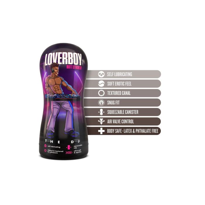 Masturbador Masculino Blush Loverboy Marrón 3