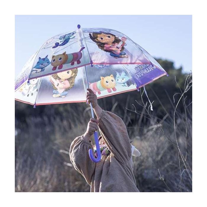 Cerdà Paraguas Burbuja Casa de Muñecas de Gabby 45 cm 3 Cerdà Paraguas Burbuja Casa de Muñecas de Gabby 45 cm 3