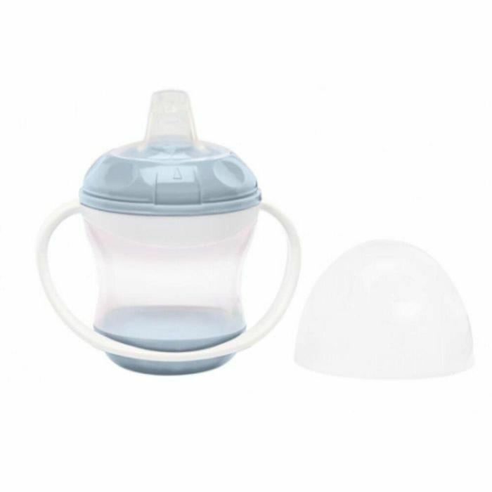 THERMOBABY Vaso antigoteo + tapa - Flor azul