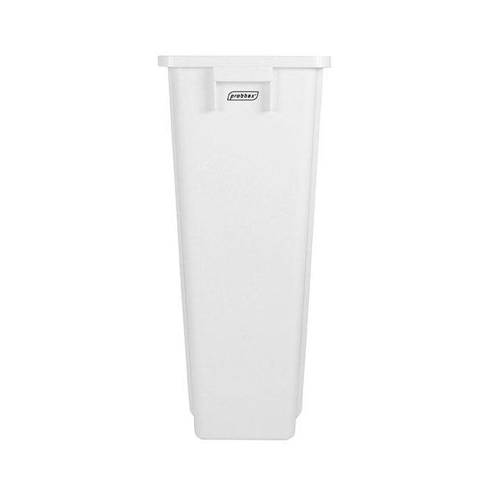 PROBBAX - PB-1090-WHT - Cubo de reciclaje sin tapa - 32 x 46 x 76,2 cm - 80 L - Blanco 1 PROBBAX - PB-1090-WHT - Cubo de reciclaje sin tapa - 32 x 46 x 76,2 cm - 80 L - Blanco 1