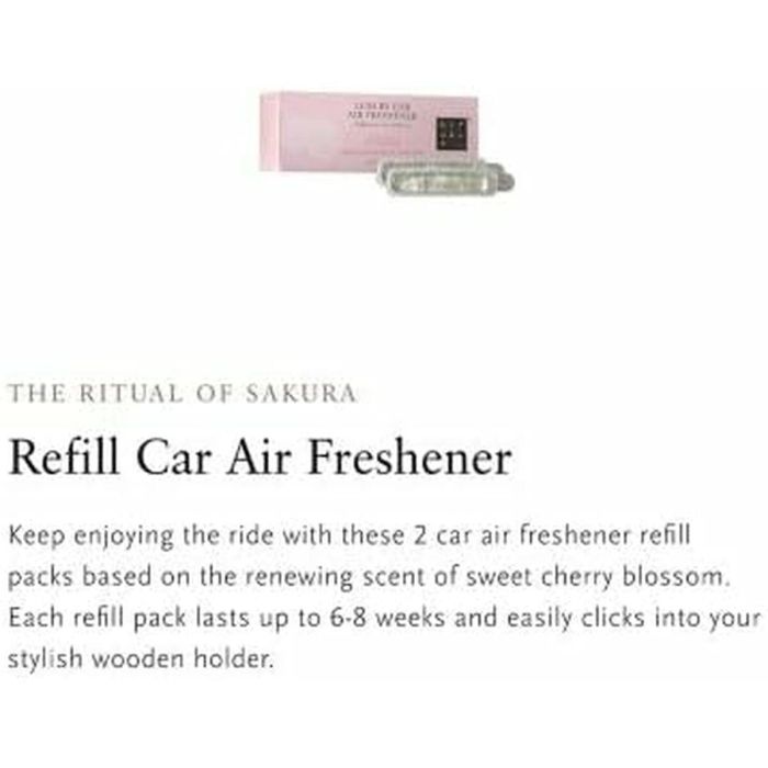 Rituals THE RITUAL OF SAKURA Life is a Journey Recambio Perfume Coche 2x3g - Fragancia Flor de Cerezo y Leche de Arroz 4