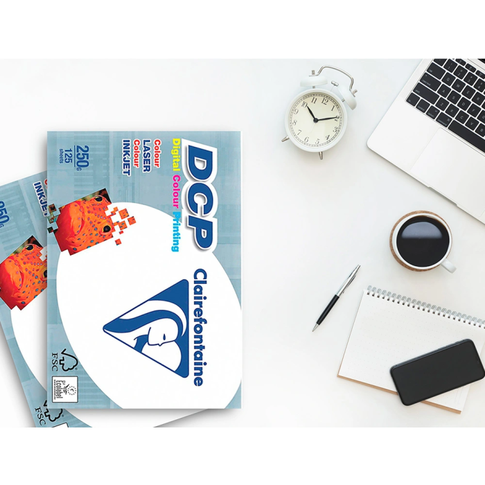 Clairefontaine Papel Multifunción Din A4 Blanco 250 gramos Paquete 125 Hojas 7